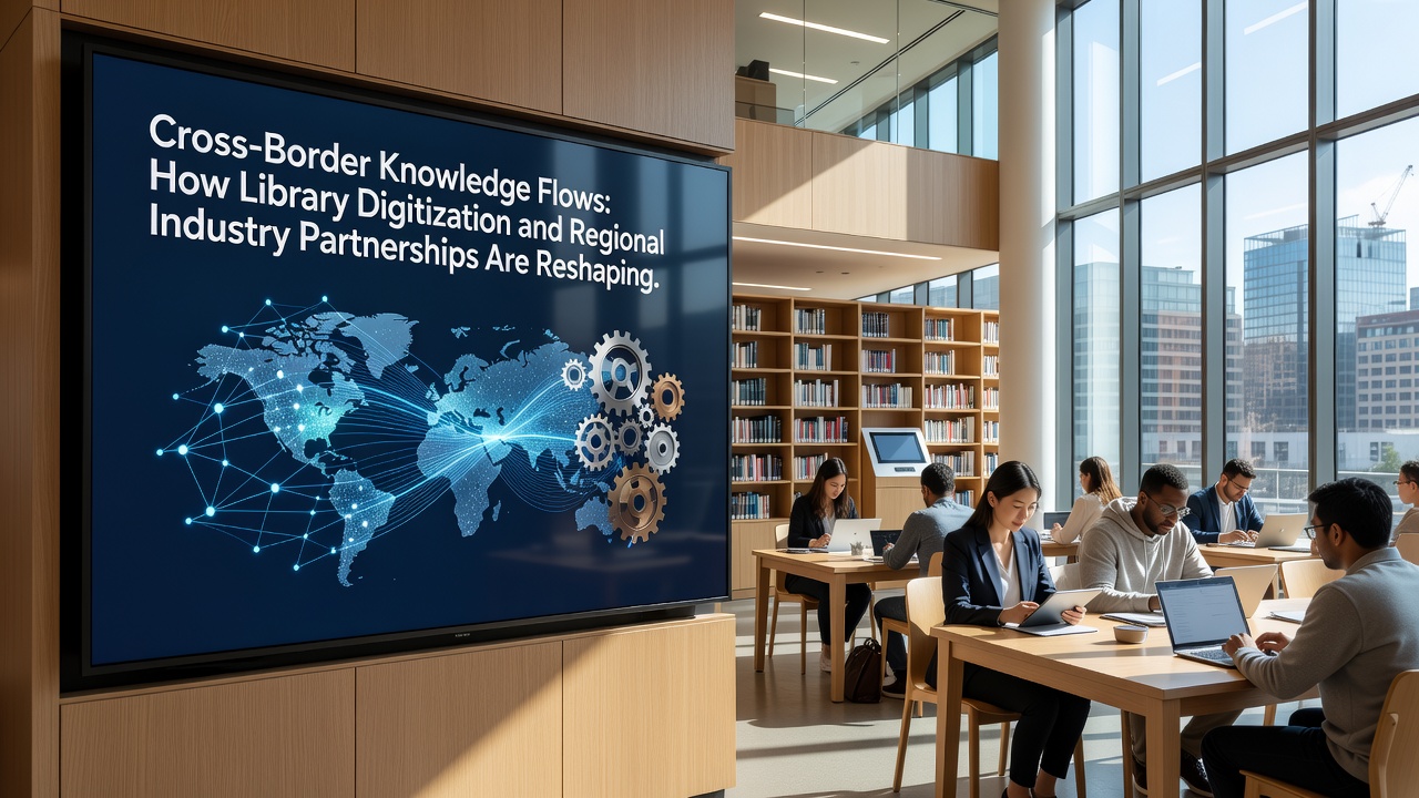 Industry professionals and students collaborating in a digitized technical training facility